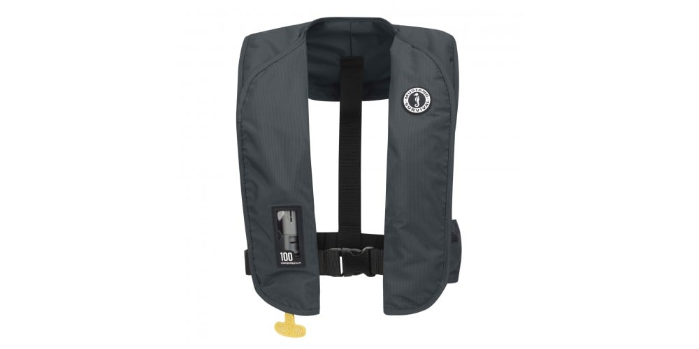 Mustang Survival MIT 100 Convertible A/M Inflatable PFD Gray - MD2040