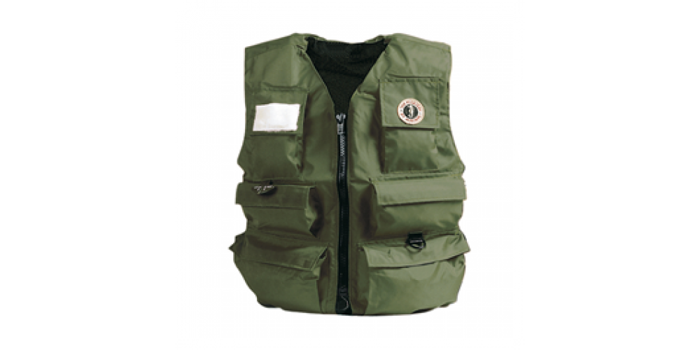 Mustang Vest Inflatable Olive Large