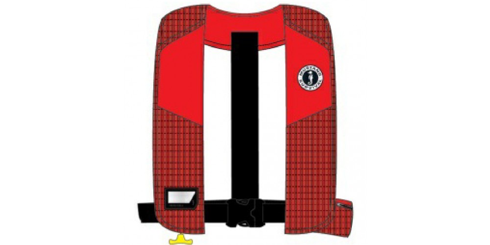 Mustang MIT 150 Convertible Automatic Inflatable PFD Lifevest Red-MD2021