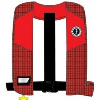 Mustang MIT 150 Convertible Automatic Inflatable PFD Lifevest Red-MD2021