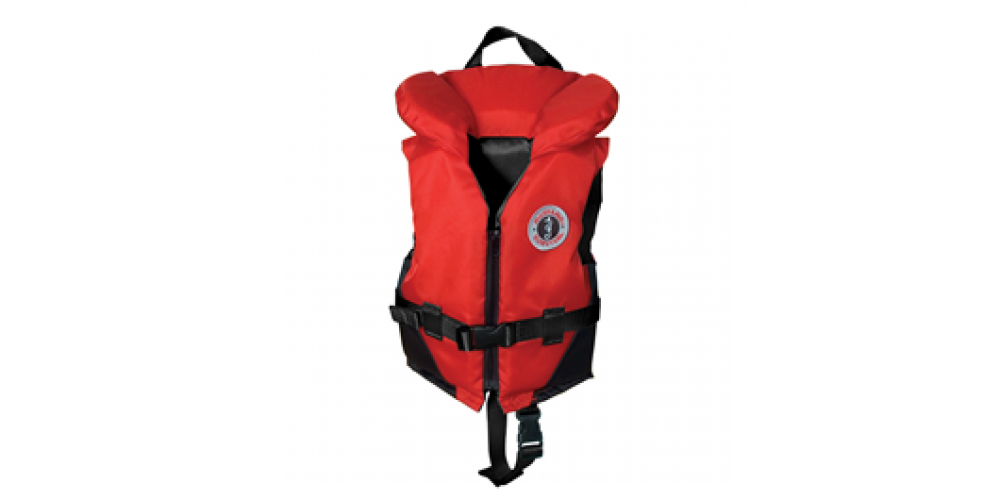 Mustang Youth Vest 60-90lb Red/Black