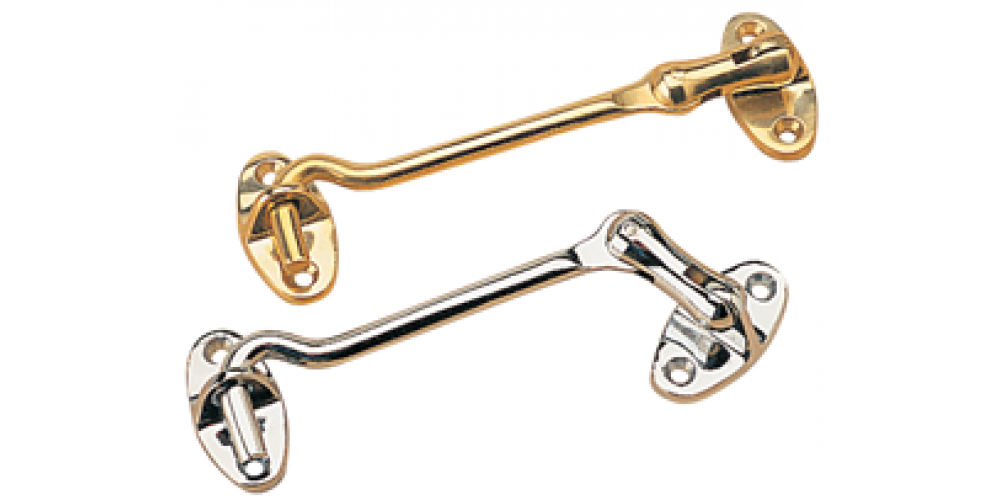 Seadog Hook Door 5" Gooseneck Brass